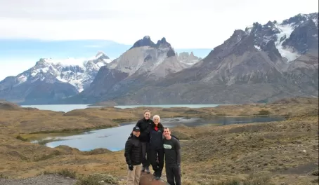 EcoCamp excursion - view of Torres del Paine