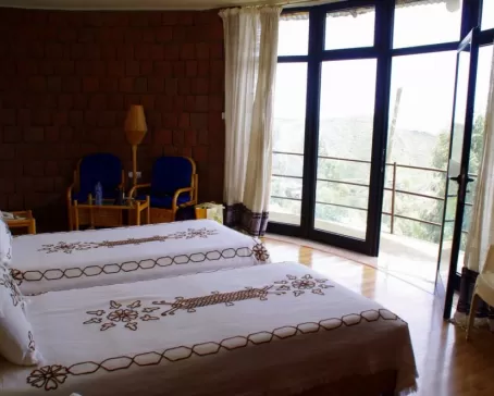 Standard room with balcony and views