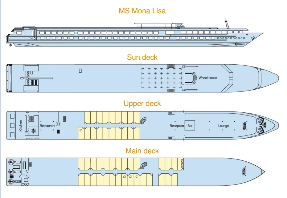 MS Mona Lisa's Deck Plan