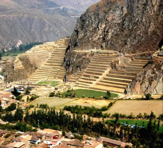 Ollantaytambo Ruins in Sacred Valley