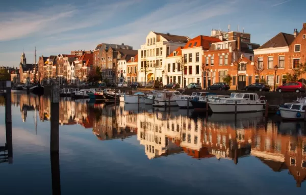 Historical Delfshaven in Rotterdam