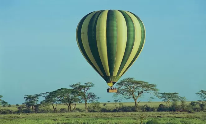 Ballooning in the Serengeti