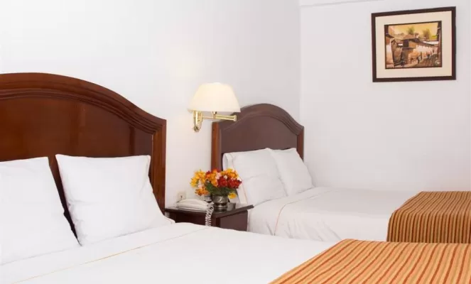 Twin Room at the Hotel Hacienda Puno