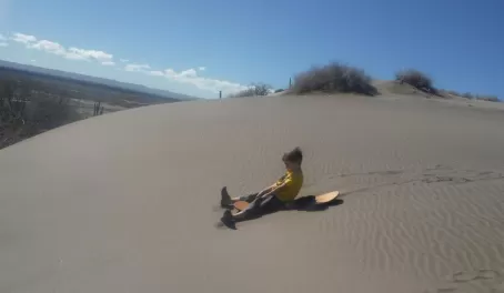 Sandboarding in Baja