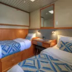 Category 1 cabin aboard the Coral Expeditions II