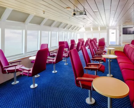 Lecture lounge aboard the Ocean Nova