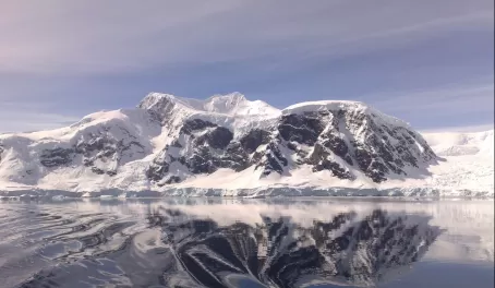 The vast Antarctic landscape