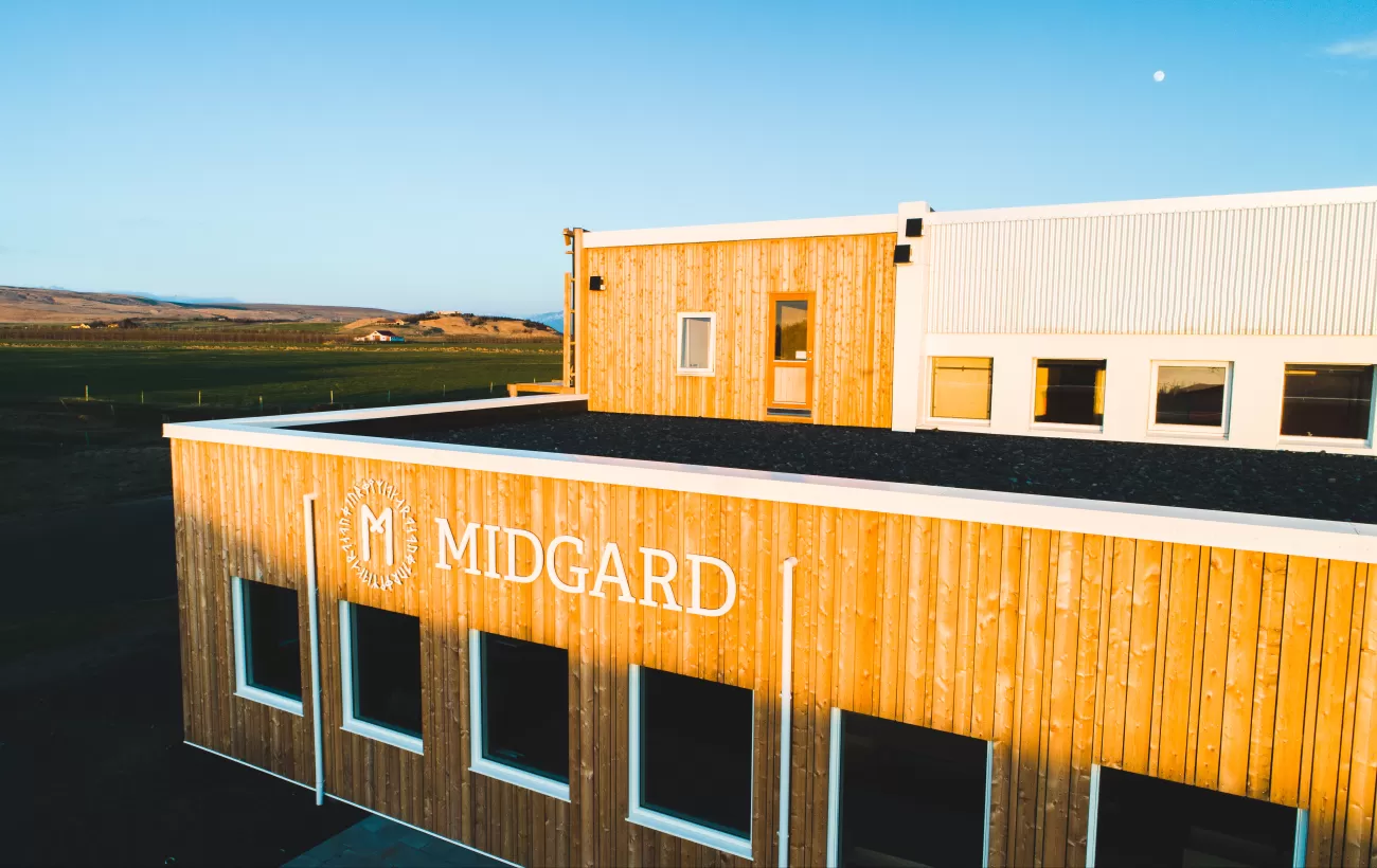 The newly built Midgard Base Camp