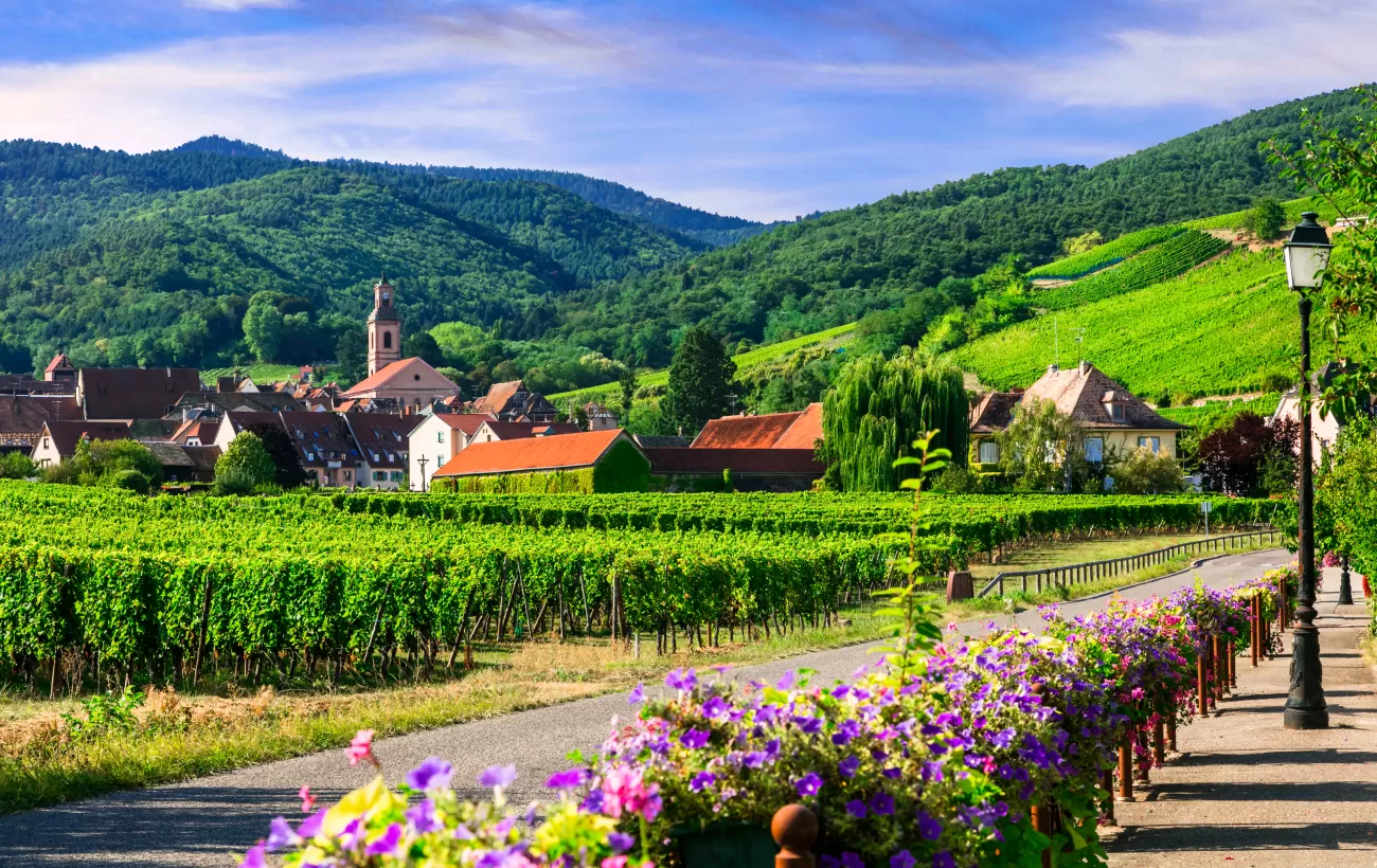 Village in Alsace region