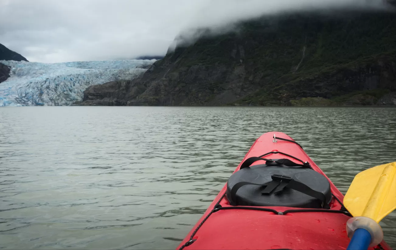 Kayaking Mendenhall Glacier