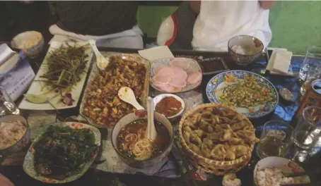 Our wonderful Hunan meal in Beijing!