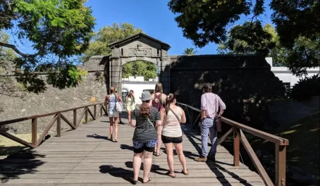 The gates to the historic town of Colonia del Sacramento, Uruguay.
