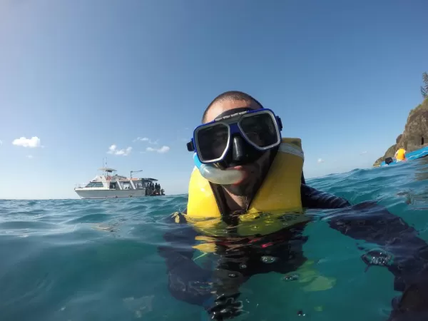 Snorkeling in Costa Rica's crystal clear waters