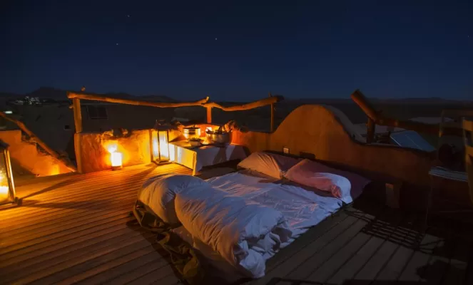 Sleep out under the stars at Little Kulala