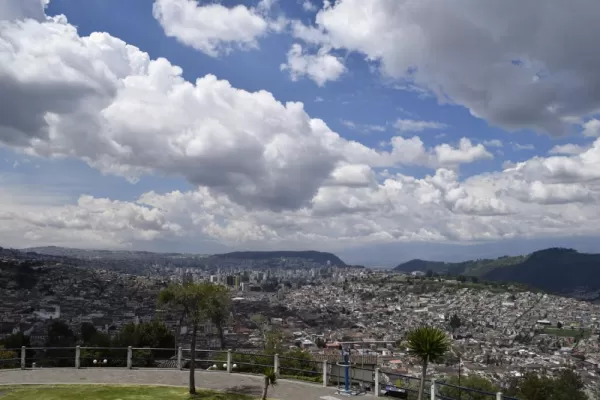 A view of Quito city