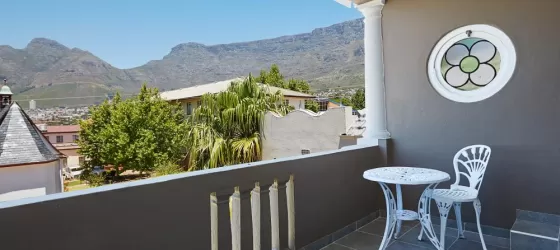 Enjoy a cup of coffee and the view of Table Mountain