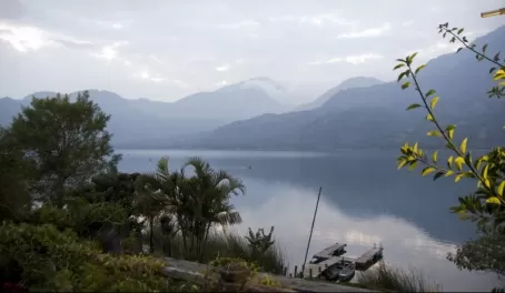 Early morning at Lake Atitlan