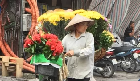 Walking tour in Hanoi