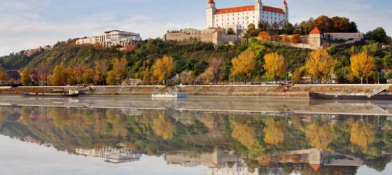 A quiet autumn morning in Bratislava