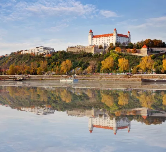 A quiet autumn morning in Bratislava