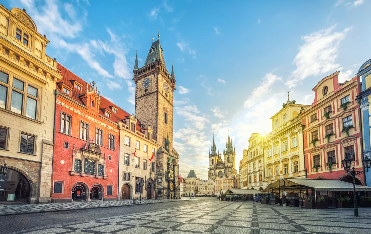 Explore Prague's colorful streets