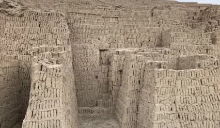 Huaca Pucllana archaeological site - right downtown Lima