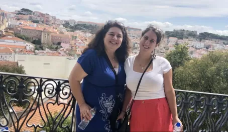 Mother and daughter reunited in Lisbon