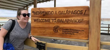 Arrival in the Galapagos!!! Getting ready to board our panga on Baltra