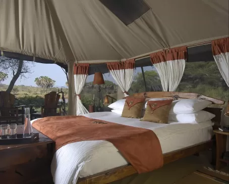 The beautiful Elephant Bedroom camp in Samburu Reserve