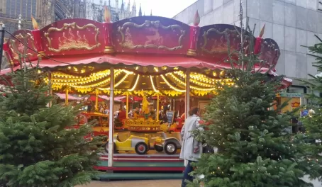 There are a lot of Carousels in the Christmas Markets throughout Germany and France.