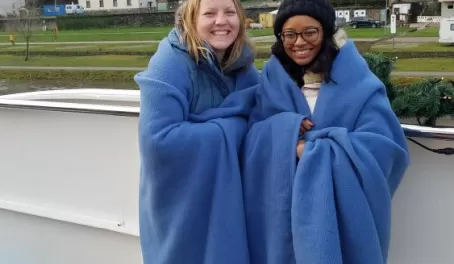 Wednesday morning was filled with Castle viewing on the Rhine. It was chilly but still so much fun!