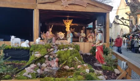 Nativity scene in Rudesheim