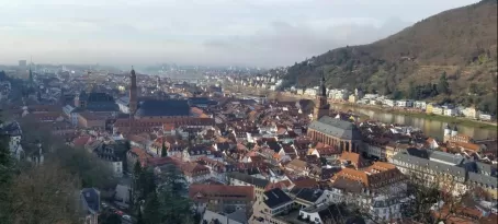 Beautiful view of Heidelberg