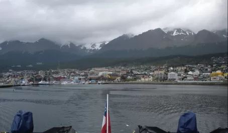 Starting the expedition, leaving Ushuaia