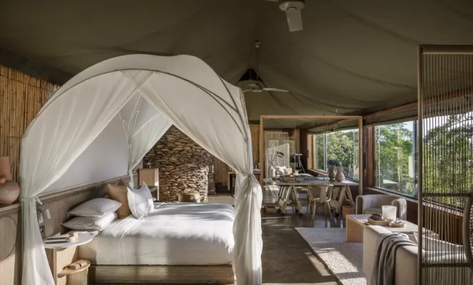Luxury tents offer unparalleled views and comfort