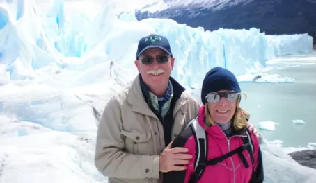 Exploring the Perito Moreno glacier 
