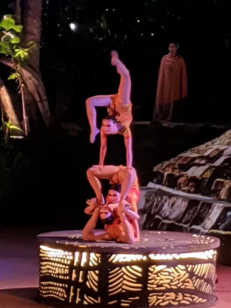Acrobats at Rhythms of the Night