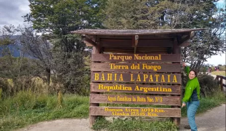 Bahia La Patia in Tierra del Fuego Parque Nacional
