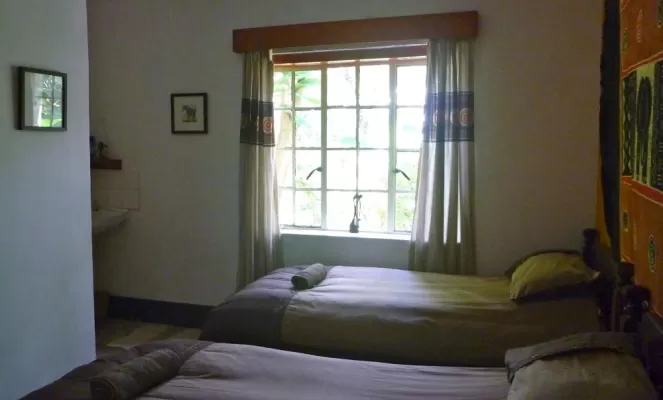 Simple yet comfortable interiors at Zomba Forest Lodge