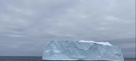 A tabular iceberg while crossing the Drake.
