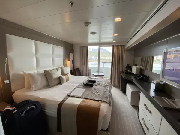 Our stateroom aboard L'Austral.