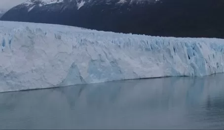 At its deepest part, the glacier has a depth of 700 metres