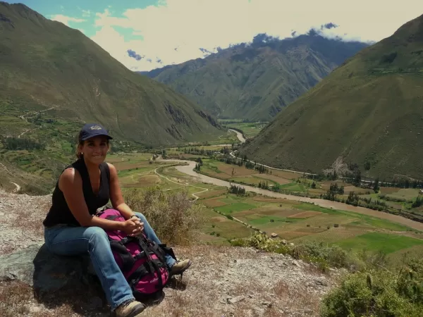 VIEW OF SACRED VALLEY FROM CACHICCATA FD TREK