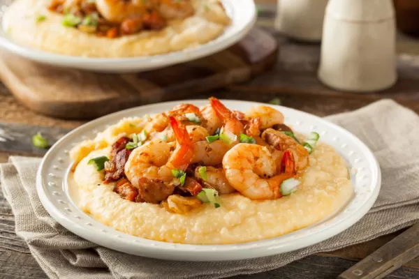 Shrimp & grits, a culinary favorite of the South