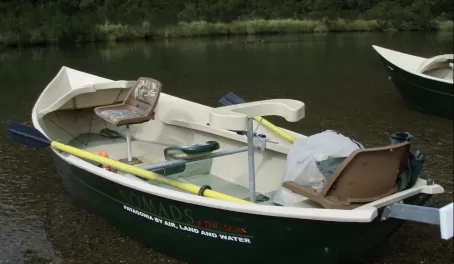 A typical Nomads drift boat