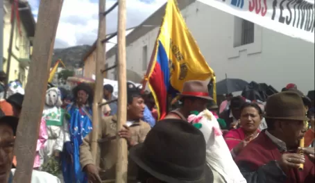 Corpus Christi Festival in Pujili, Ecuador