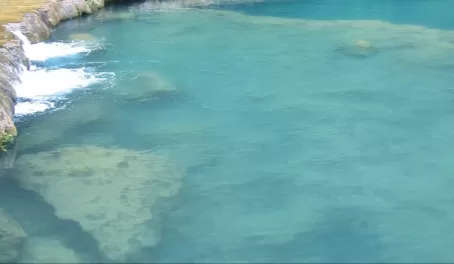 Turquoise water!