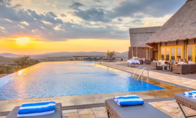 Experience Stunning Sunset by the pool