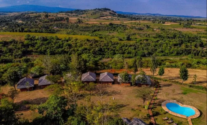 Karatu Tented Lodge Aerial view