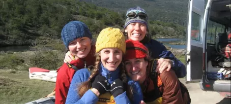 Adventure Lifers go canoing at Tierra del Fuego